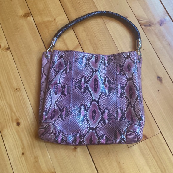 Michael Kors runway collection, python handbag🌺 - Picture 1 of 5